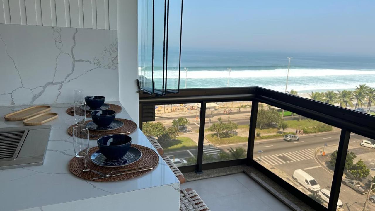 Lindo Apto No Melhor Lugar Da Barra Da Tijuca! Com Uma Vista De Tirar O Folego, Frente Para O Mar! Totalmente Equipado E Decorado Ao Lado Dos Melhores Hoteis E Quiosques Da Barra! Portaria 24H, Piscina, Sauna, Jacuzzi, Academia, Garagem, Wi-Fi, Lavan Rio de Janeiro Exteriör bild